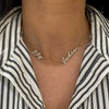 Custom Multiple Diamond Name Necklace
