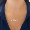 Charlie Cloud® Floating Diamond Number Necklaces