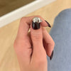 Dainty Diamond Initial Signet Ring