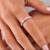 Daisy Baguette & Round Alternating Diamond Band 1.64 ctw
