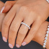 Daisy Baguette & Round Alternating Diamond Band 1.64 ctw