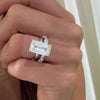 Daisy Baguette & Round Alternating Diamond Band