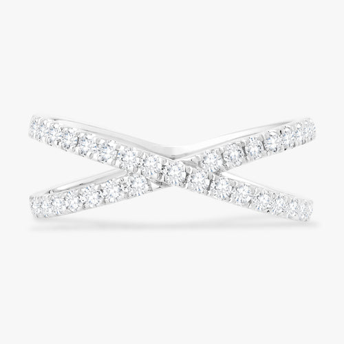 Davina Crossover Diamond Ring