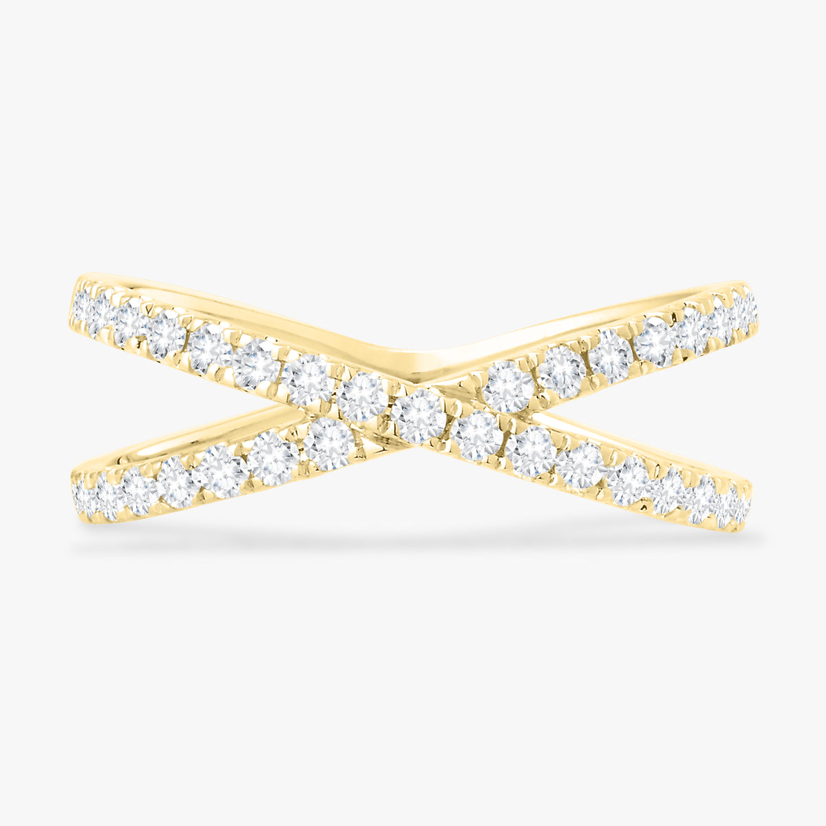 Davina Crossover Diamond Ring