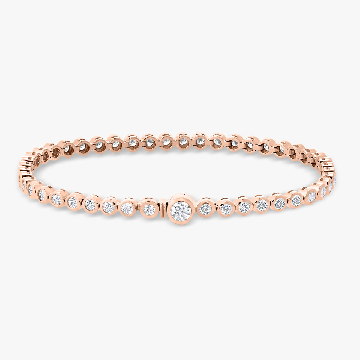 Amira Bezel Necklace With Removable Lariat To Tennis Bracelet