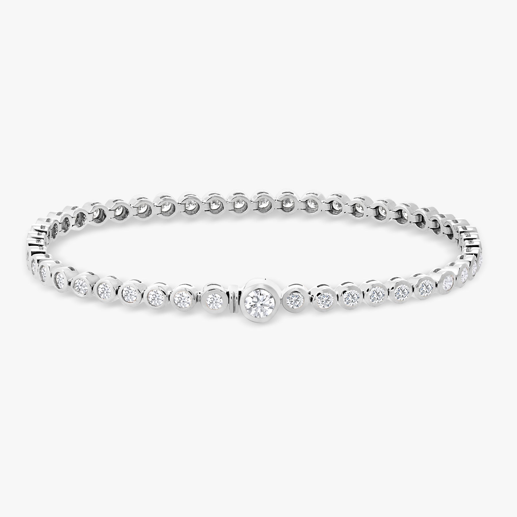 Amira Bezel Necklace With Removable Lariat To Tennis Bracelet – RWFJ
