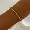 Diamond birthstone bangle