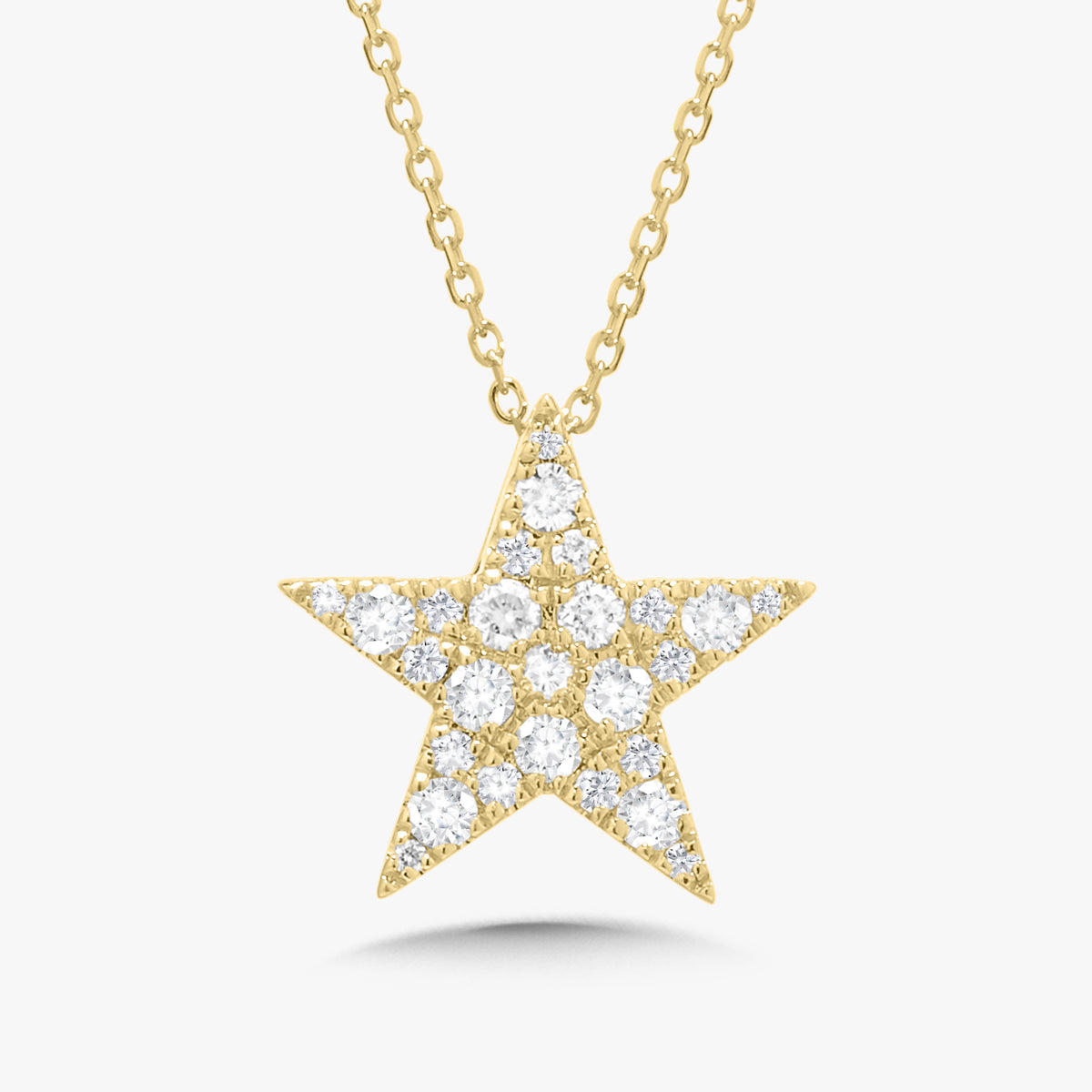 Dolly Diamond Star Necklace