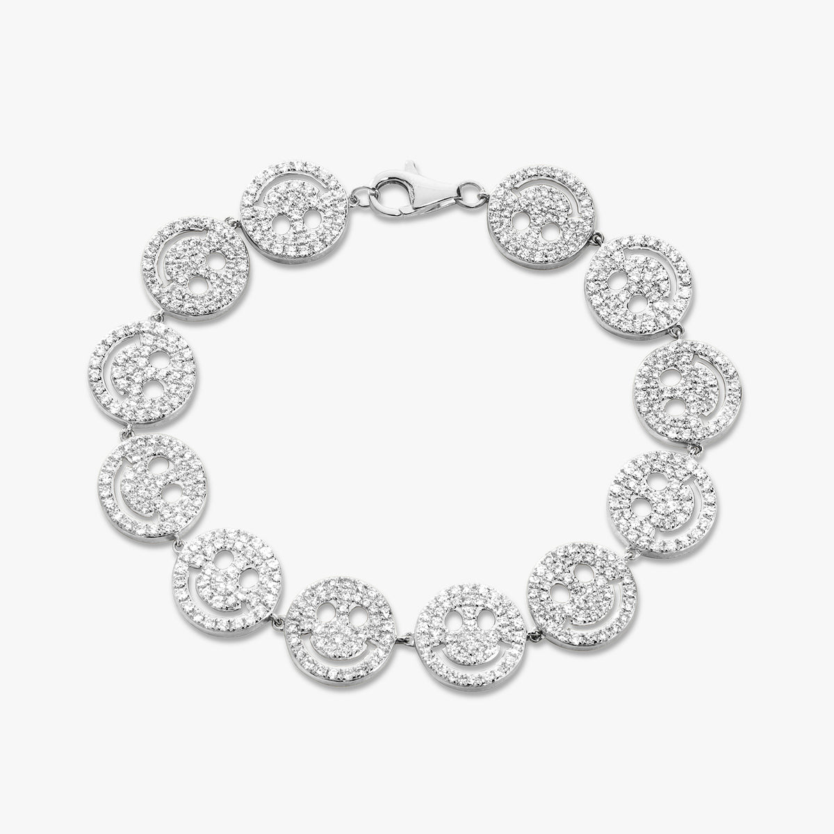 Drew Smiley Pave Diamond Bracelet 4.80 ctw