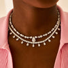 Drops of Jupiter Pear Drop Tennis Necklace 33 ctw