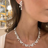 Duchess Pear & Oval Diamond Dangle Earrings 6.82 ctw