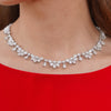 Duchess Pear & Oval Diamond Tennis Necklace 34.94 ctw