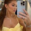 Dutton two strand necklace and lyle three stone earrings , The Charlie Cloud® Tennis Bracelet 8.25 ctw