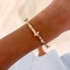 Elara Butterfly Bangle Bracelet