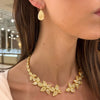 Eliza Fancy Yellow Pear Diamond Dangle Earrings 16.09 ctw