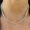 Elle Diamond Tennis Necklace 5.14 ctw