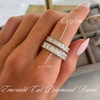 Emerald Cut Diamond Band 