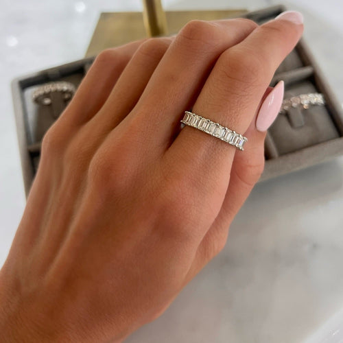 Emerald Cut Diamond Band 2.25 ctw