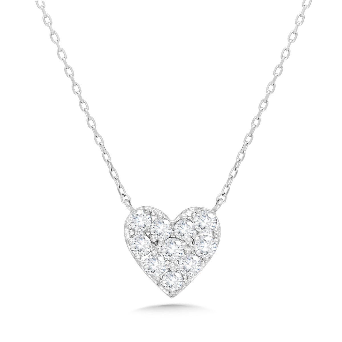 Endless Love Diamond Heart Necklace