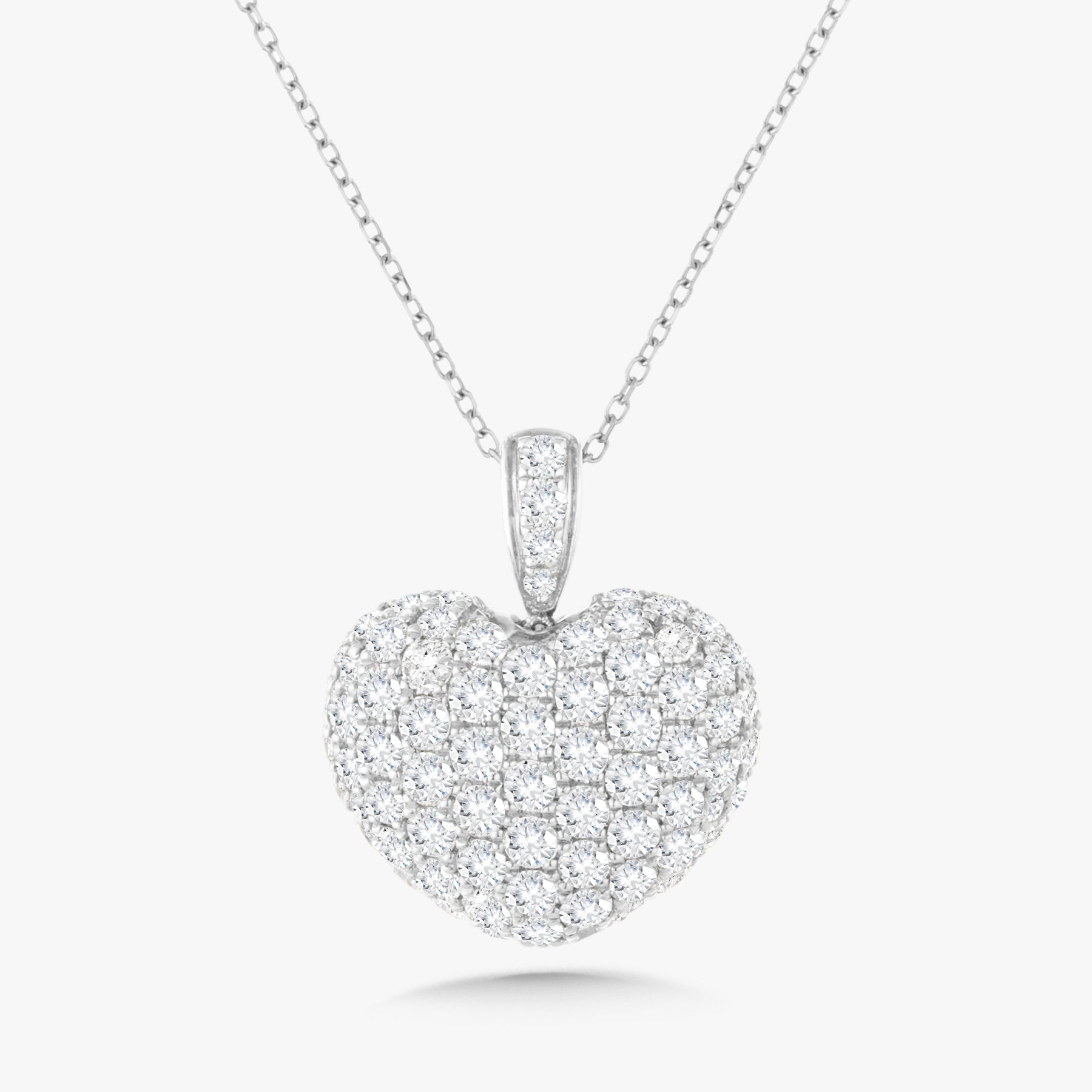 [韓国人気ジュエリー] nff icy heart necklace-white Designer fashion, Seoul-fully created | W Concept
