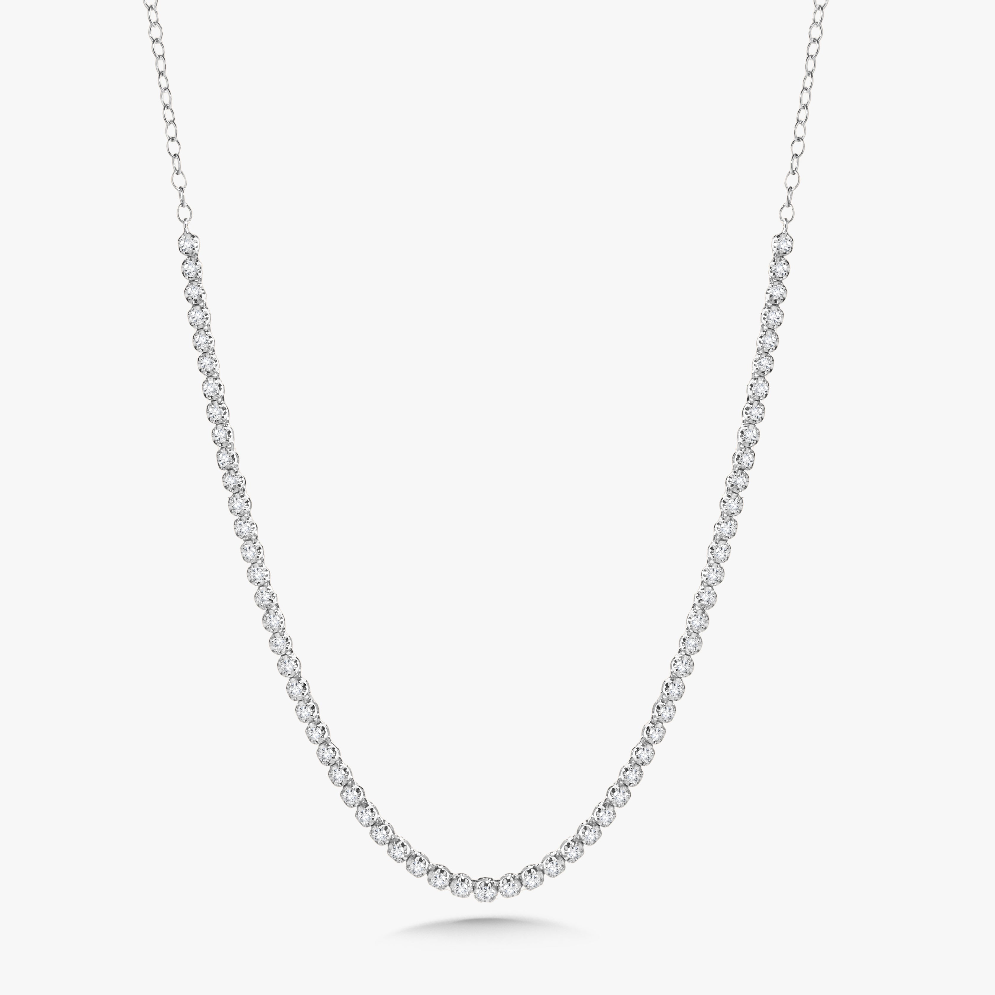 Silver Three Tone Three Line Hasli Necklace | Silversheen