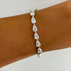 Everette Chasing Pears Diamond Tennis Bracelet WG