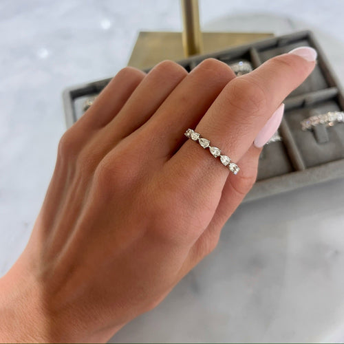 Everette Pear Shaped Diamond Band 0.88 ctw