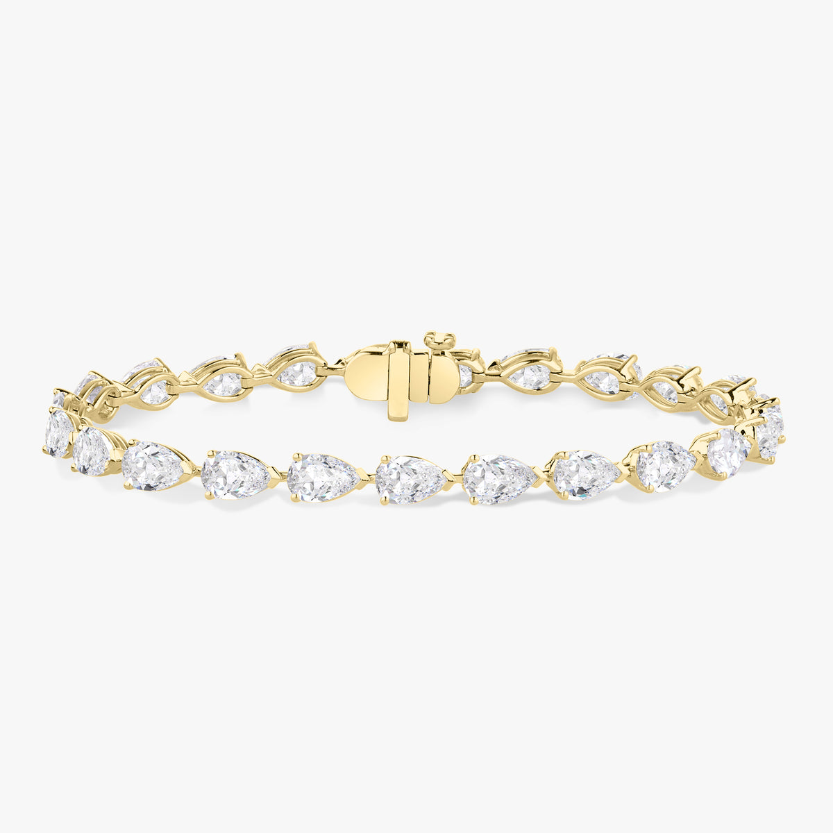 Everette Chasing Pears Diamond Tennis Bracelet 11.87 ctw