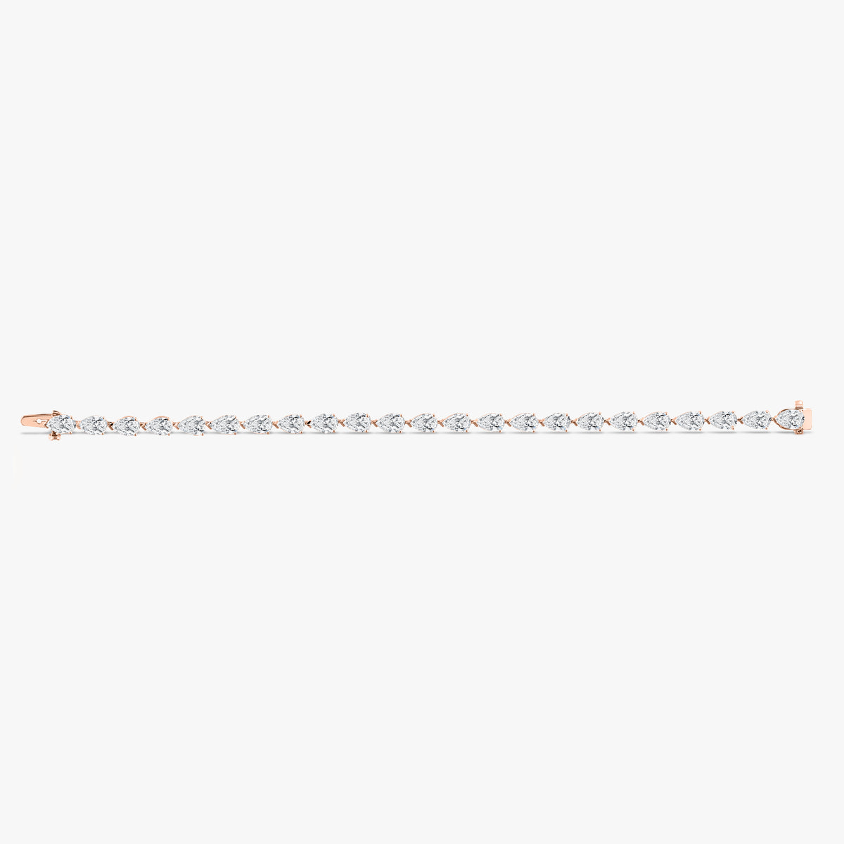 Everette Chasing Pears Diamond Tennis Bracelet 11.87 ctw