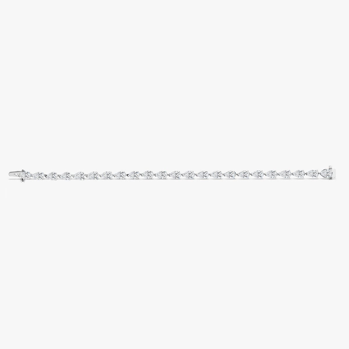 Everette Chasing Pears Diamond Tennis Bracelet 11.87 ctw