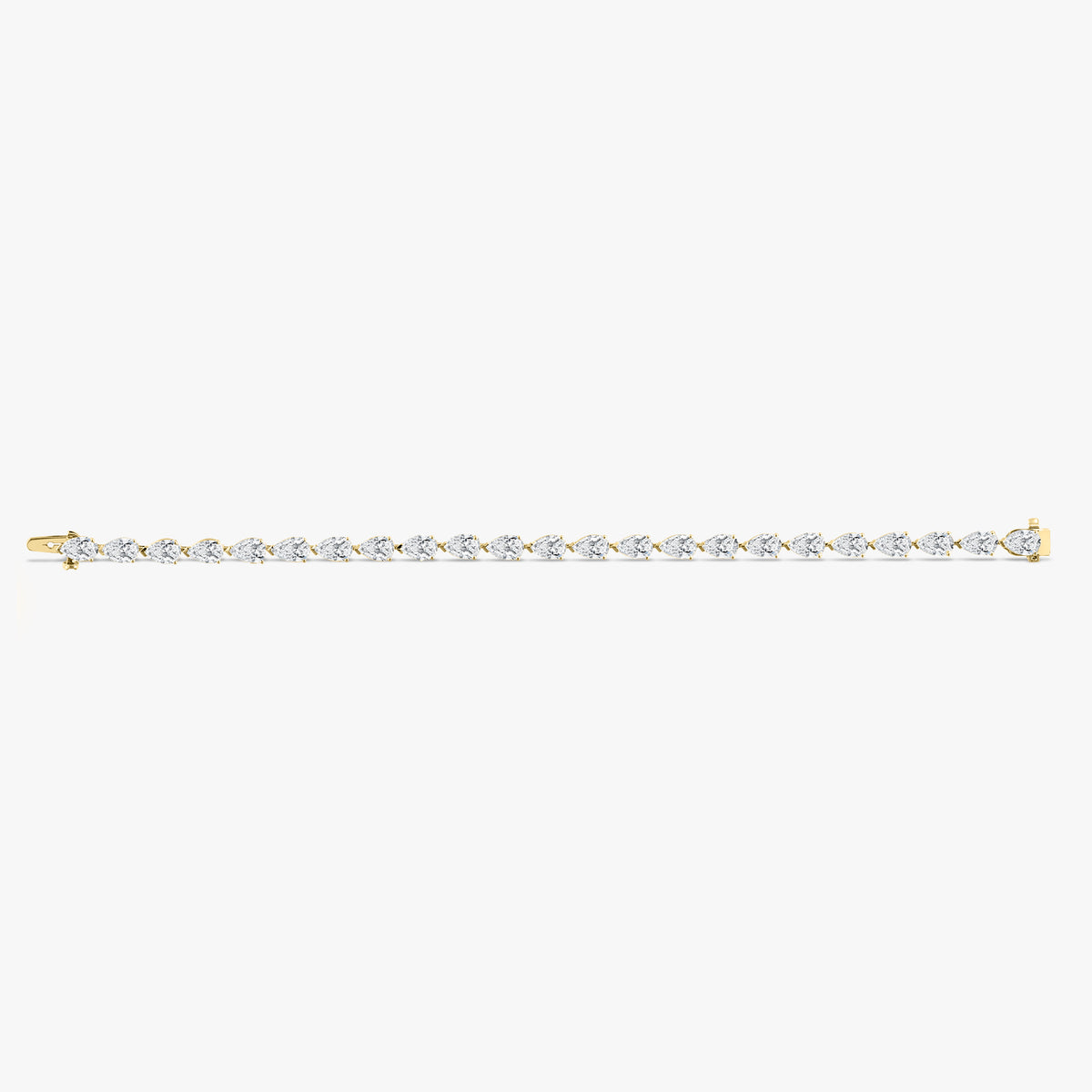 Everette Chasing Pears Diamond Tennis Bracelet 11.87 ctw