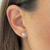 Flora Diamond Cluster Stud Earring