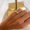 Foley Inset Multi Mixed Shape Diamond Cigar Ring 0.62 ctw