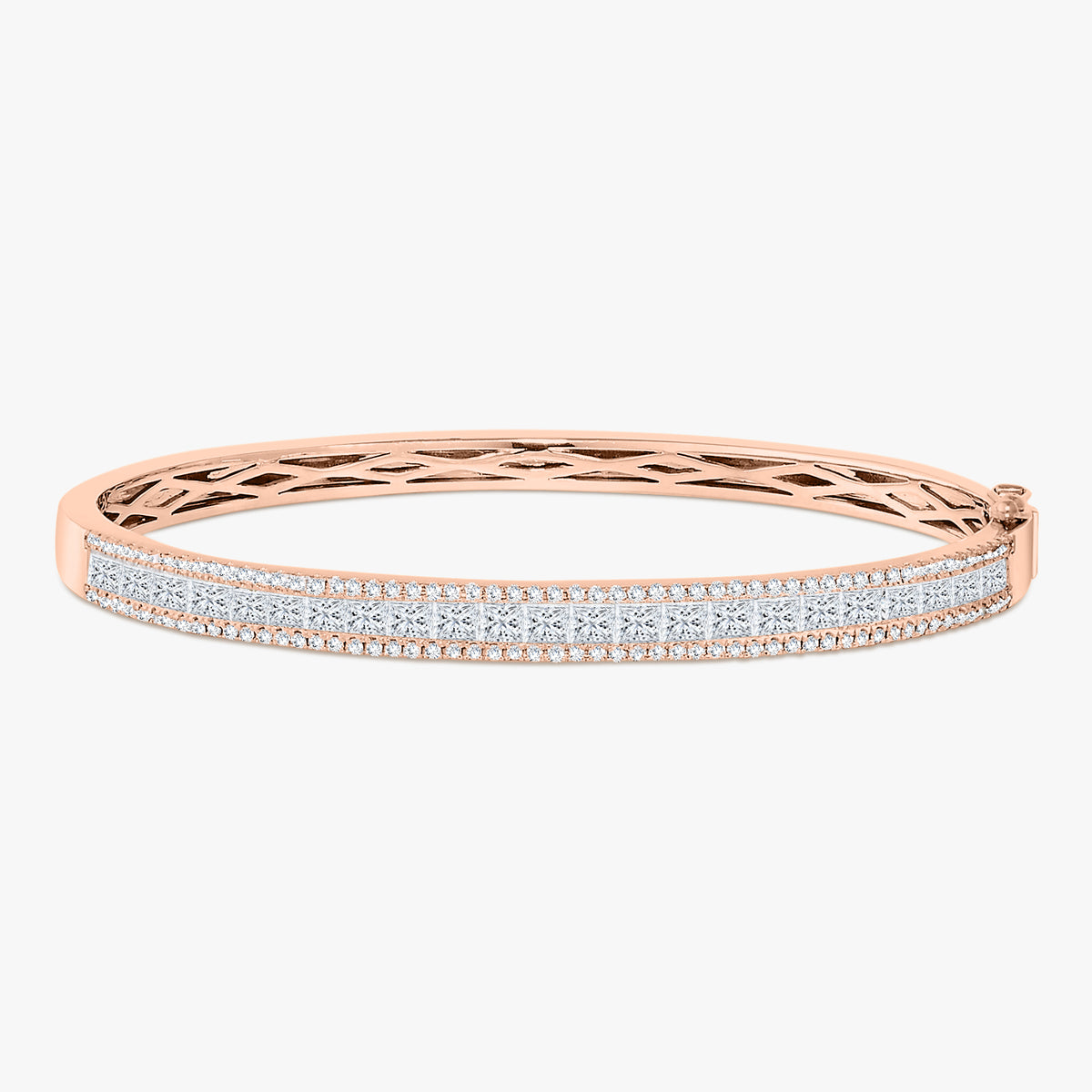 Francine Princess Cut Diamond Bangle 3.30 ctw