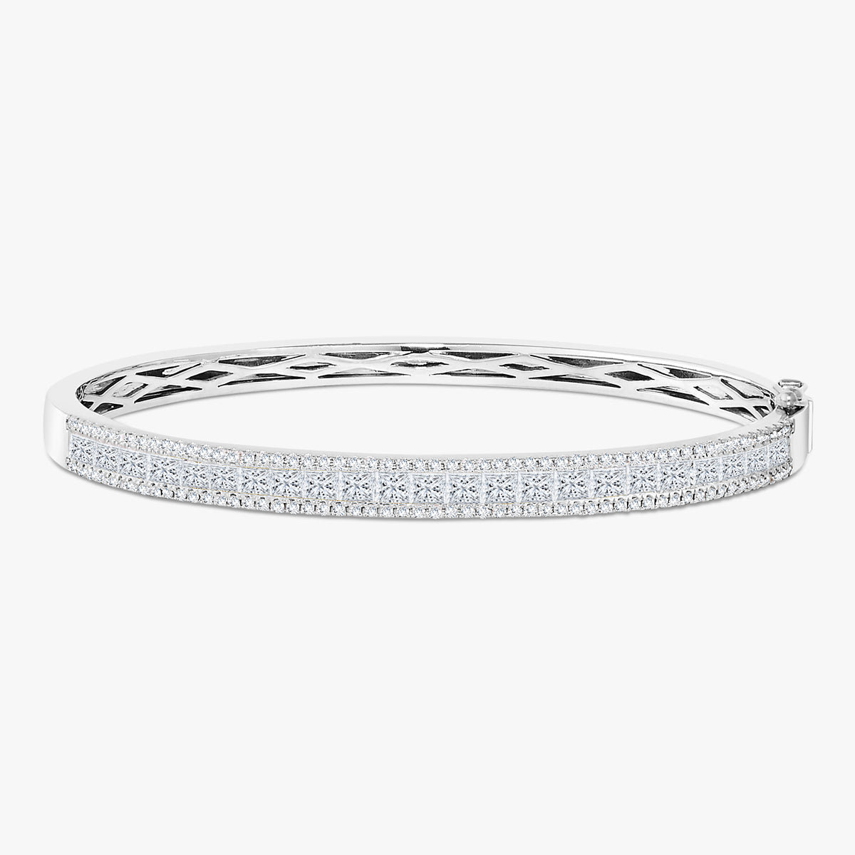Francine Princess Cut Diamond Bangle 3.30 ctw
