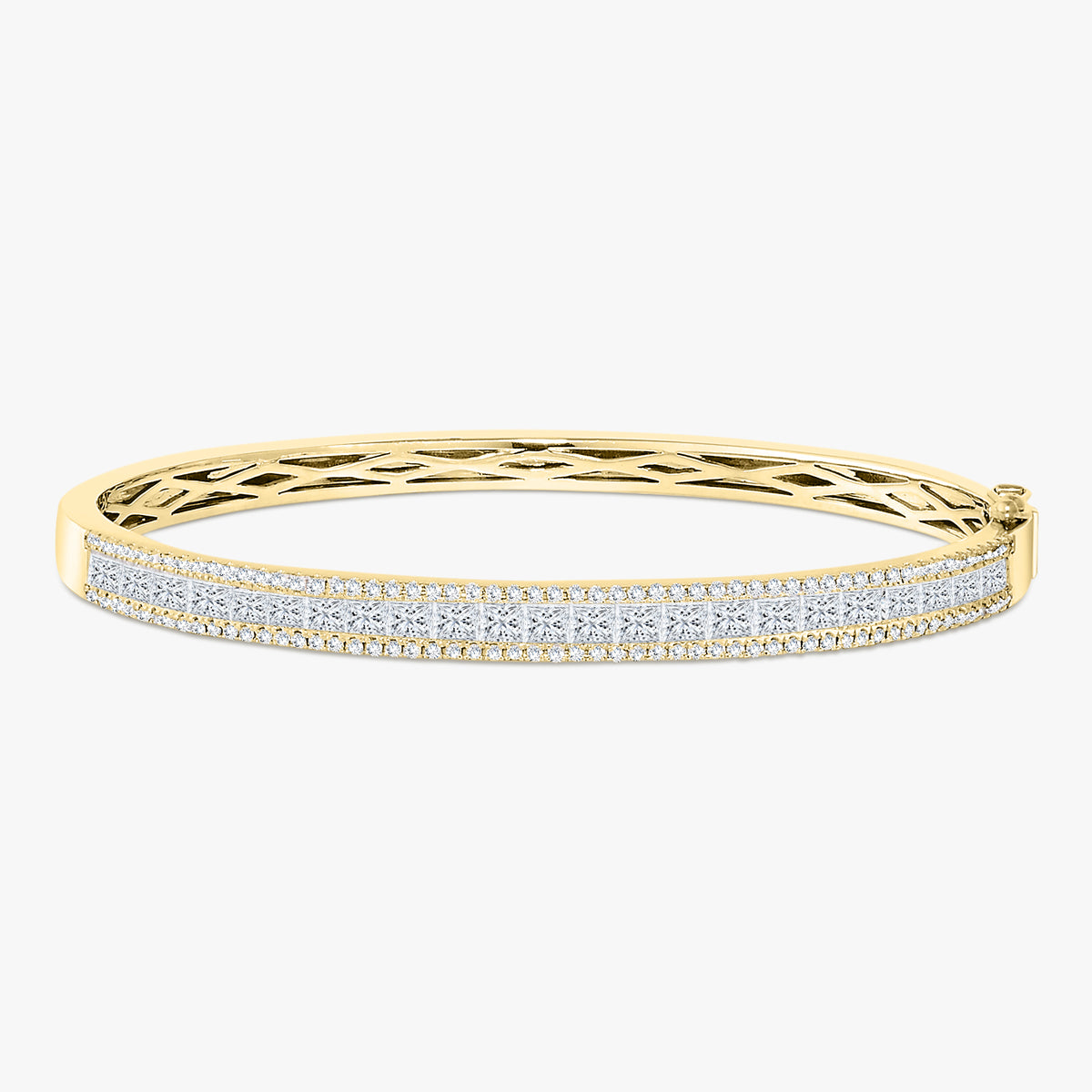 Francine Princess Cut Diamond Bangle 3.30 ctw
