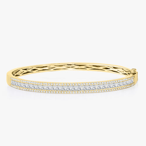 Francine Princess Cut Diamond Bangle 3.30 ctw