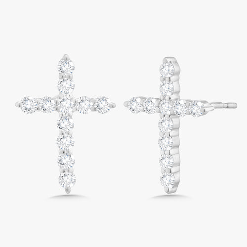 Georgie Diamond Cross Studs 0.36 ctw