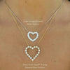 Georgie Diamond Heart Necklace