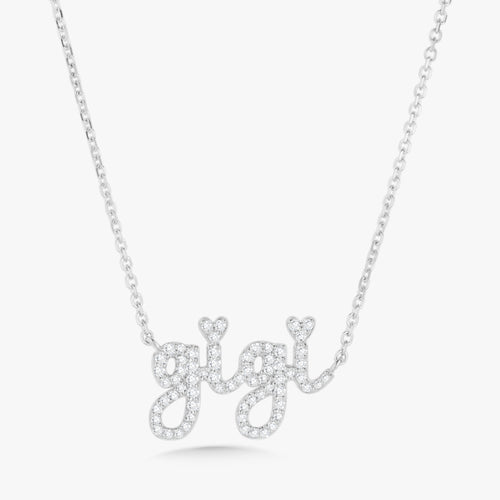 "Gigi" Diamond Grandma Name Necklace