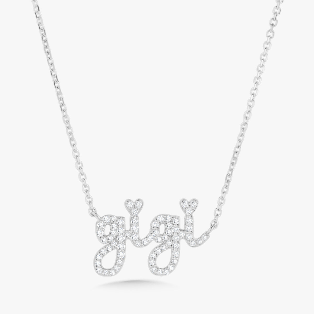 "Gigi" Diamond Grandma Name Necklace
