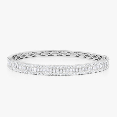 Gianna Baguette Diamond Bangle 6.28 ctw