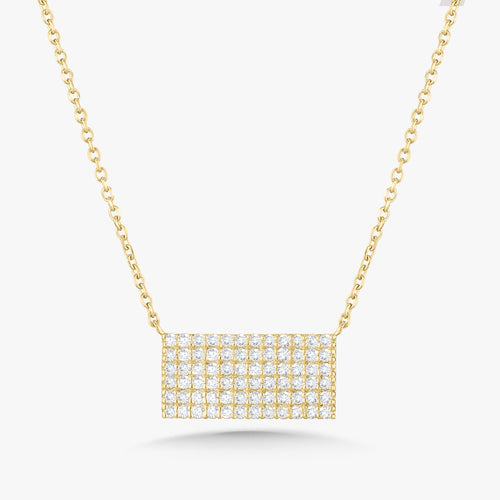 Harper Six Row Diamond Bar Necklace 0.88 ctw