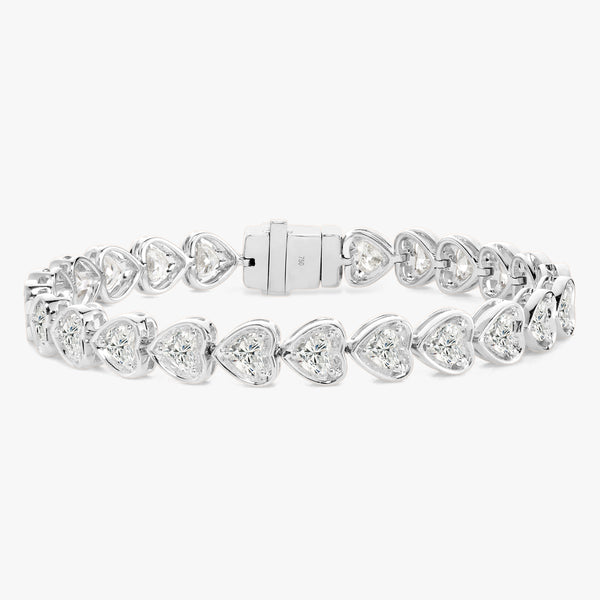 Jesus Diamante ジーザスディアマンテ◆マリーハートブレスレット Annamaria Heart Diamond Tennis Bracelet 7.70 ctw – RWFJ