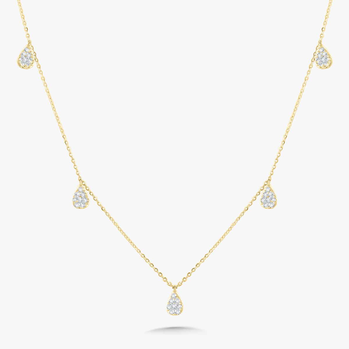 Hey Pretty Diamond Pear Drop Necklace