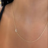 Charlie Cloud® Floating Diamond Number Necklaces