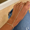 "It girl" Multi Mixed Shape Diamond Hand Chain