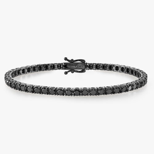Jaden Black Diamond Tennis Bracelet 7.45 ctw