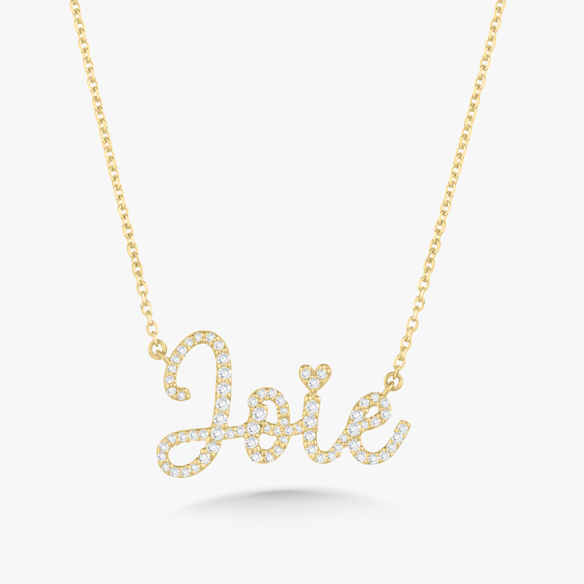 Custom Handwritten Diamond Name Necklace