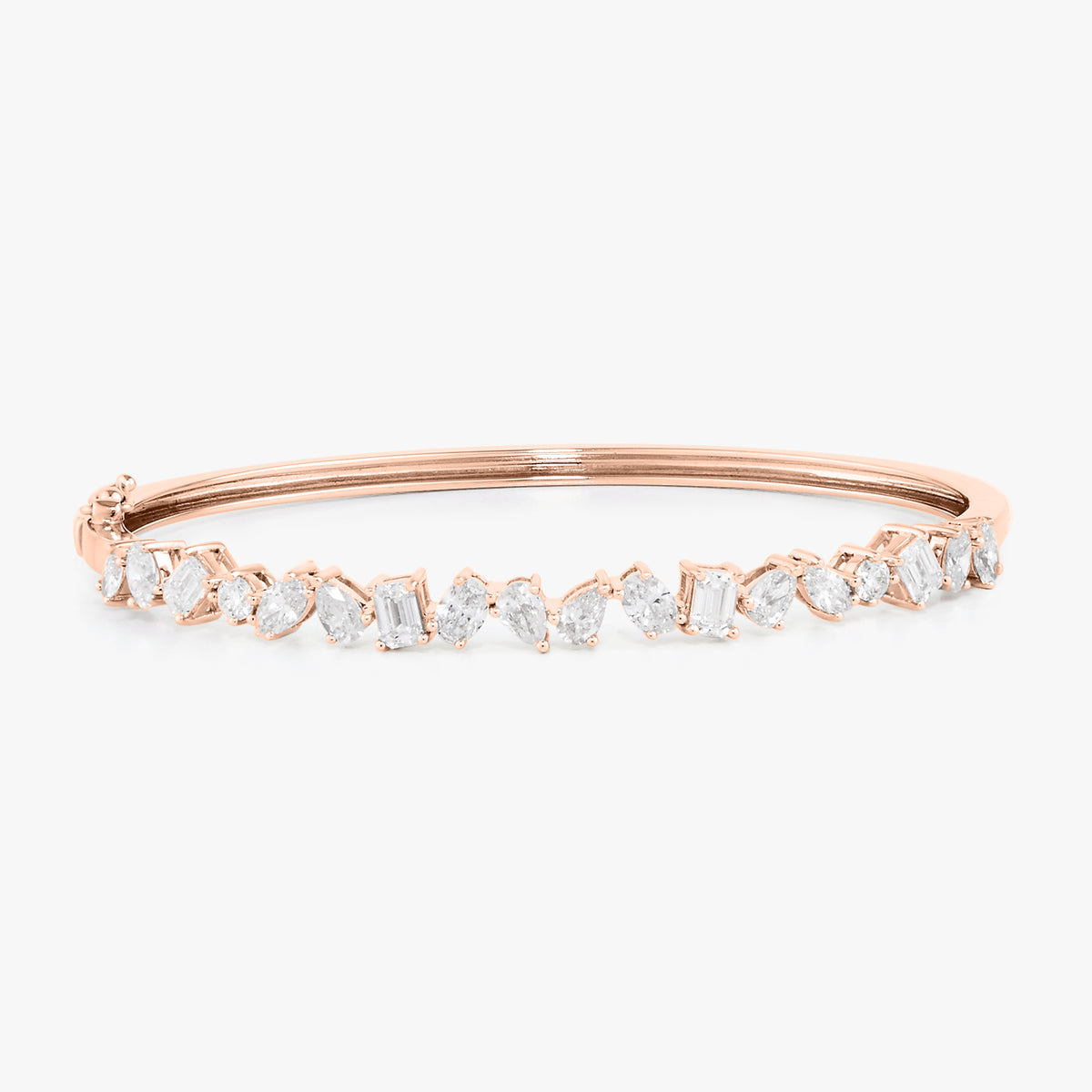 Kehlani Multi-Shape Diamond Bangle Bracelet 3.08 ctw